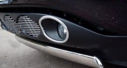 9 449 р. Защита переднего бампера (Ø75x42 мм, нержавейка, 4х4) Russtal Nissan Juke 1 YF15 дорестайлинг (2010-2014)  с доставкой в г. Кемерово. Увеличить фотографию 3