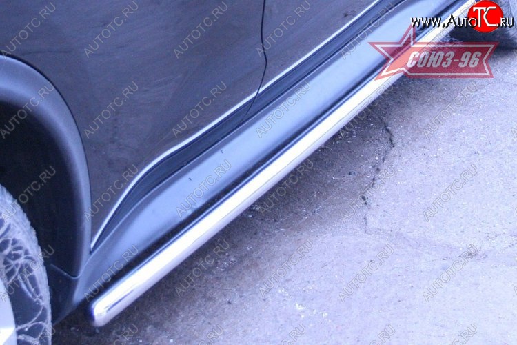 13 229 р. Защита порогов 4х2 Souz-96 (d42)  Nissan Juke  1 YF15 (2010-2014) дорестайлинг  с доставкой в г. Кемерово