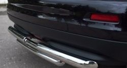 13 999 р. Защита заднего бампера (Ø63 и 42 мм, нержавейка) SLITKOFF  Nissan Juke  1 YF15 (2010-2014) дорестайлинг  с доставкой в г. Кемерово. Увеличить фотографию 3