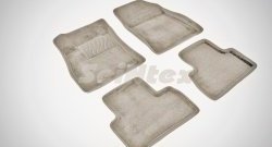 Износостойкие коврики в салон 3D NISSAN JUKE бежевые (компл) Nissan Juke  1 YF15 (2010-2014) дорестайлинг