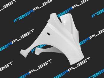 Переднее правое крыло (стеклопластик) Fiberplast Nissan March  3 K12 - Micra  K12