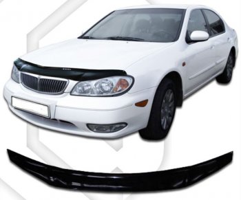 Дефлектор капота (33) CA-Plastic Nissan Maxima A33 дорестайлинг (2000-2003)
