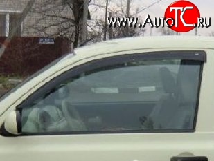 999 р. Комплект дефлекторов окон (ветровиков) 4 шт. (3 двери) Russtal Nissan Micra K12 5 дв. дорестайлинг (2002-2005)  с доставкой в г. Кемерово