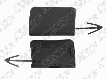 Заглушка буксировочной проушины в передний бампер SAT Nissan Micra  K12 (2007-2010) 5 дв. 2-ой рестайлинг