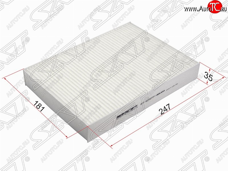 279 р. Фильтр салонный SAT (247х181х35 mm)  Nissan Micra  K13 (2010-2013), Nissan Qashqai  2 (2013-2019), Nissan X-trail  3 T32 (2017-2022), Renault Megane  универсал (2016-2025)  с доставкой в г. Кемерово