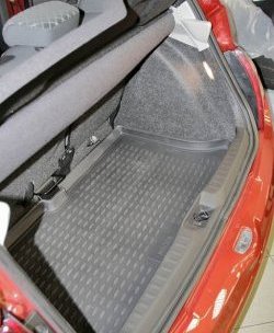 1 007 р. Коврик в багажник Element (полиуретан) Nissan Micra K12 5 дв. 2-ой рестайлинг (2007-2010)  с доставкой в г. Кемерово. Увеличить фотографию 3