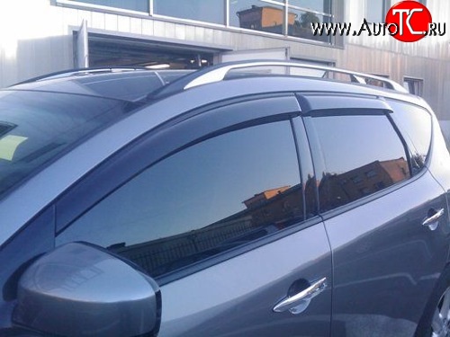 4 199 р. Дефлекторы окон (ветровики) Novline 4 шт Nissan Murano 2 Z51 рестайлинг (2010-2016)  с доставкой в г. Кемерово