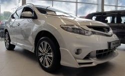 22 749 р. Комплект порогов Impul Nissan Murano 2 Z51 рестайлинг (2010-2016) (Неокрашенные)  с доставкой в г. Кемерово. Увеличить фотографию 2