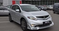 22 749 р. Комплект порогов Impul Nissan Murano 2 Z51 рестайлинг (2010-2016) (Неокрашенные)  с доставкой в г. Кемерово. Увеличить фотографию 3