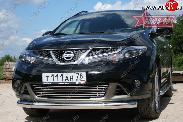 6 362 р. Декоративный элемент воздухозаборника Souz-96 (d10)  Nissan Murano  2 Z51 (2010-2016) рестайлинг  с доставкой в г. Кемерово