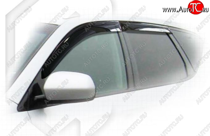 2 969 р. Дефлектора окон CA-Plastiс Nissan Murano 1 Z50 (2002-2009) (Classic полупрозрачный, Без хром.молдинга)  с доставкой в г. Кемерово