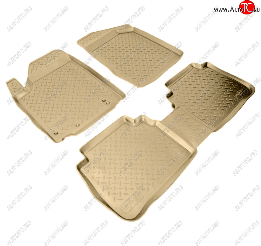 3 299 р. Коврики салона Norplast Unidec  Nissan Murano  1 Z50 (2002-2009) (Цвет: бежевый)  с доставкой в г. Кемерово