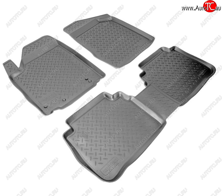 2 999 р. Комплект ковриков в салон Norplast Unidec Nissan Murano 1 Z50 (2002-2009) (Цвет: черный)  с доставкой в г. Кемерово