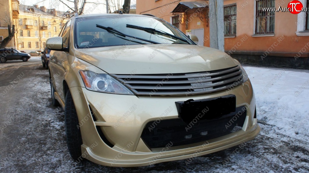 9 299 р. Решетка радиатора BALSARINI Nissan Murano 1 Z50 (2002-2009) (Неокрашенная)  с доставкой в г. Кемерово