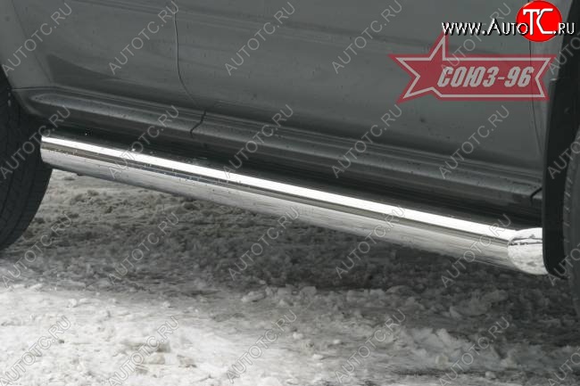 15 299 р. Защита порогов Souz-96 (d76) Nissan Murano 1 Z50 (2002-2009)  с доставкой в г. Кемерово
