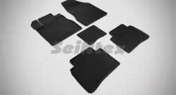 Износостойкие коврики в салон с рисунком Сетка SeiNtex Premium 4 шт. (резина) Nissan Murano  1 Z50 (2002-2009)