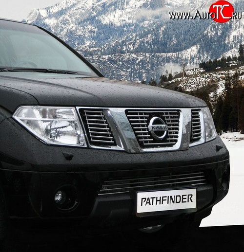 7 289 р. Декоративные вставки решетки радиатора Novline Nissan Pathfinder R51 дорестайлинг (2004-2007)  с доставкой в г. Кемерово