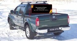 3 999 р. Накладки на борта кузова автомобиля RA  Nissan Navara  2 D40 (2004-2010) дорестайлинг (Боковые борта)  с доставкой в г. Кемерово. Увеличить фотографию 3