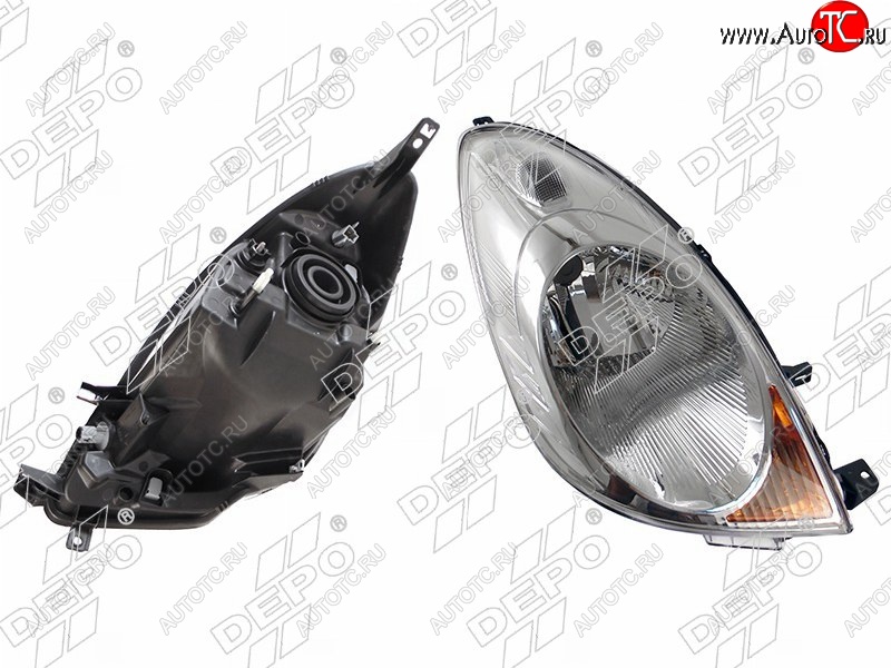 14 699 р. Правая фара DEPO (под электро-корректор) Nissan Note 1 E11 рестайлинг (2008-2013)  с доставкой в г. Кемерово