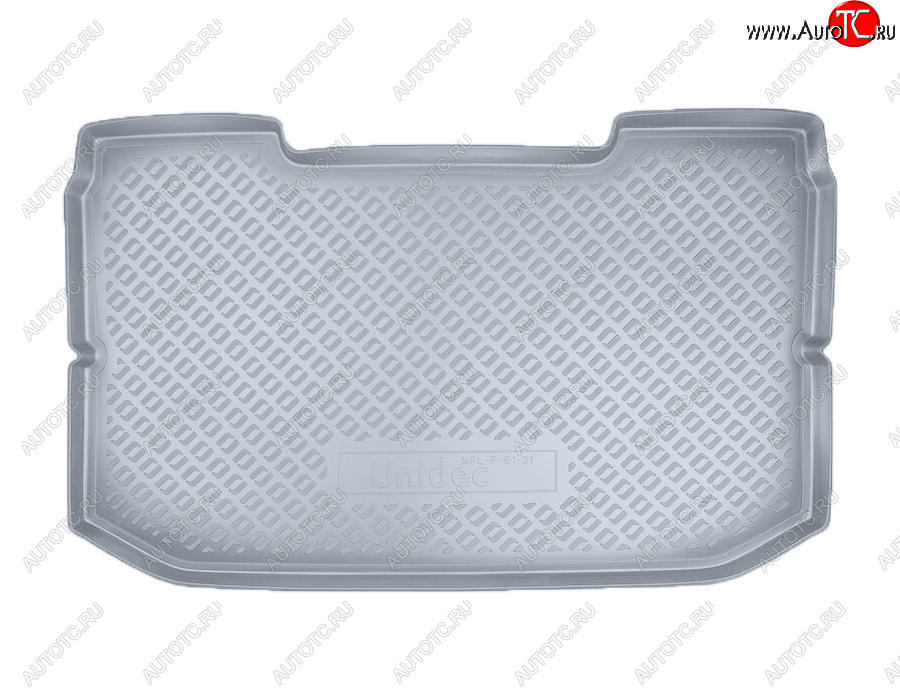 1 769 р. Коврик багажника Norplast Unidec  Nissan Note  1 (2004-2013) E11 дорестайлинг, E11 рестайлинг (Цвет: серый)  с доставкой в г. Кемерово