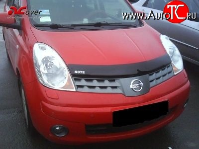 2 599 р. Дефлектор капота NovLine Nissan Note 1 E11 дорестайлинг (2004-2008)  с доставкой в г. Кемерово