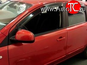 4 199 р. Дефлекторы окон (ветровики) 4 шт. Novline Nissan Note 1 E11 дорестайлинг (2004-2008)  с доставкой в г. Кемерово