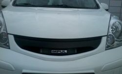 9 649 р. Решётка радиатора Impul Nissan Note 1 E11 рестайлинг (2008-2013) (Неокрашенная)  с доставкой в г. Кемерово. Увеличить фотографию 2