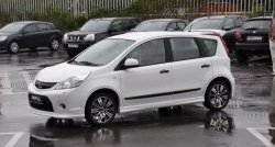 9 649 р. Решётка радиатора Impul Nissan Note 1 E11 рестайлинг (2008-2013) (Неокрашенная)  с доставкой в г. Кемерово. Увеличить фотографию 8