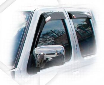 2 089 р. Дефлектора окон CA-Plastiс Nissan NP300 (2003-2008) (Classic полупрозрачный)  с доставкой в г. Кемерово. Увеличить фотографию 1