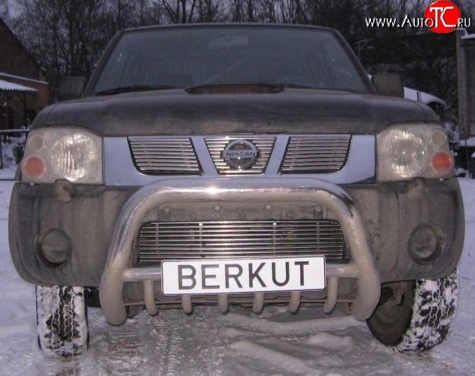5 599 р. Декоративная вставка решетки радиатора Berkut Nissan NP300 (2008-2013)  с доставкой в г. Кемерово