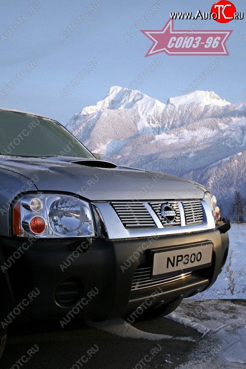 5 489 р. Декоративные элементы решетки радиатора Souz-96 (d10)  Nissan NP300 (2008-2013)  с доставкой в г. Кемерово