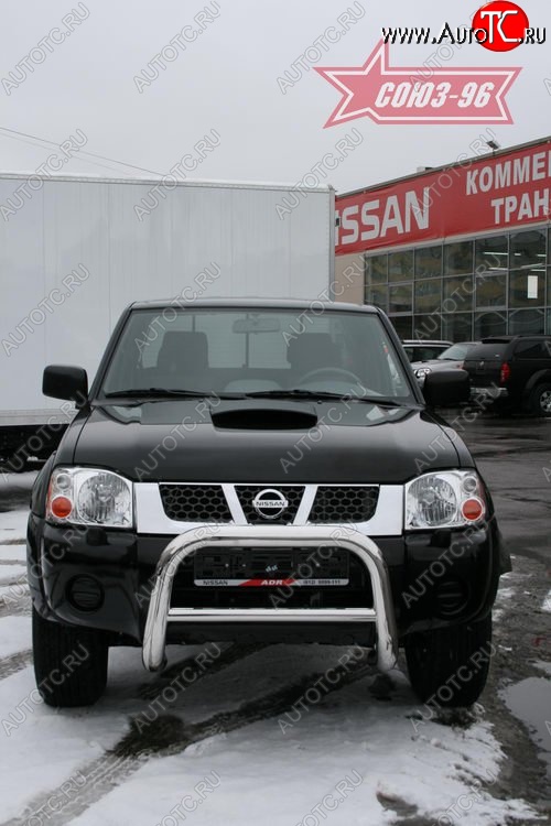 18 269 р. Защита переднего бампера Souz-96 (d76) Nissan NP300 (2008-2013)  с доставкой в г. Кемерово