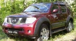 6 999 р. Молдинги дверей RA (широкие, комплект)  Nissan Pathfinder  R51 (2004-2014) дорестайлинг, рестайлинг (Поверхность глянец (под окраску), Неокрашенные)  с доставкой в г. Кемерово. Увеличить фотографию 2
