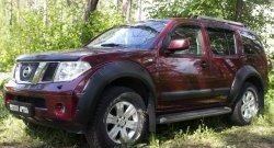 3 299 р. Молдинги дверей RA (узкие, комплект) Nissan Pathfinder R51 дорестайлинг (2004-2007) (Поверхность глянец (под окраску), Неокрашенные)  с доставкой в г. Кемерово. Увеличить фотографию 4