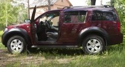 1 769 р. Накладки порожков салона RA Nissan Pathfinder R51 рестайлинг (2009-2014) (Комплект (4 шт.))  с доставкой в г. Кемерово. Увеличить фотографию 4