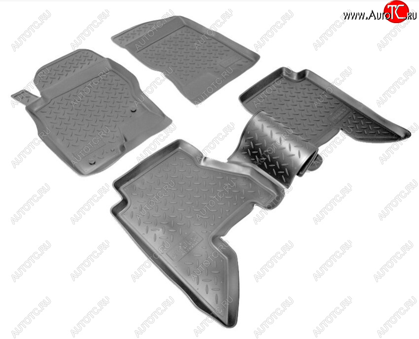2 899 р. Комплект ковриков в салон Norplast Unidec Nissan Pathfinder R51 дорестайлинг (2004-2007) (Цвет: черный)  с доставкой в г. Кемерово