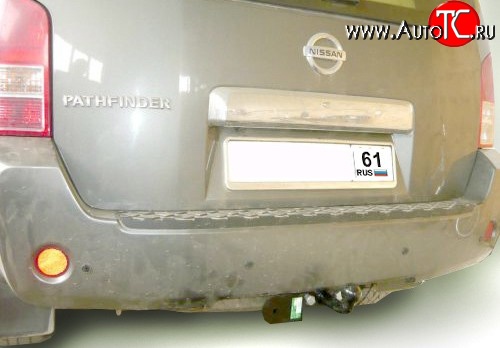 62 999 р. Фаркоп Лидер Плюс (2000 кг) Nissan Pathfinder R51 рестайлинг (2009-2014) (Без электропакета)  с доставкой в г. Кемерово