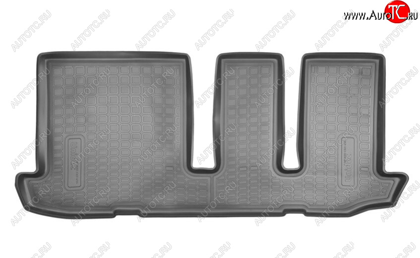 1 239 р. Коврик салона Norplast Unidec (3-ий ряд) Nissan Pathfinder R52 дорестайлинг (2012-2017) (Цвет: черный)  с доставкой в г. Кемерово