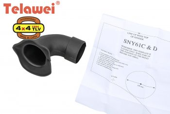 6 999 р. Шноркель Telawei (Diesel TD42-T 4.2Litre-I6, Diesel ZD30DDTI 3.0Litre-I4, Petrol TB48E 4.8Litre-I6)  Nissan Patrol  5 (2004-2010) Y61 2-ой рестайлинг  с доставкой в г. Кемерово. Увеличить фотографию 2