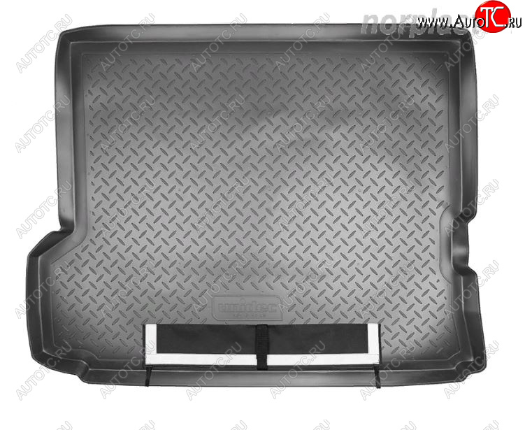 3 499 р. Коврик багажника Norplast Unidec Nissan Patrol 5 Y61 2-ой рестайлинг (2004-2010) (Черный, с погрузочным ковриком (фартуком))  с доставкой в г. Кемерово