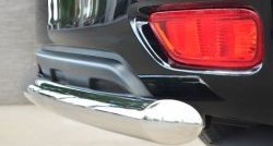 15 249 р. Защита заднего бампера (Ø76 мм, нержавейка) SLITKOFF  Nissan Patrol  6 (2014-2017) Y62 рестайлинг  с доставкой в г. Кемерово. Увеличить фотографию 3