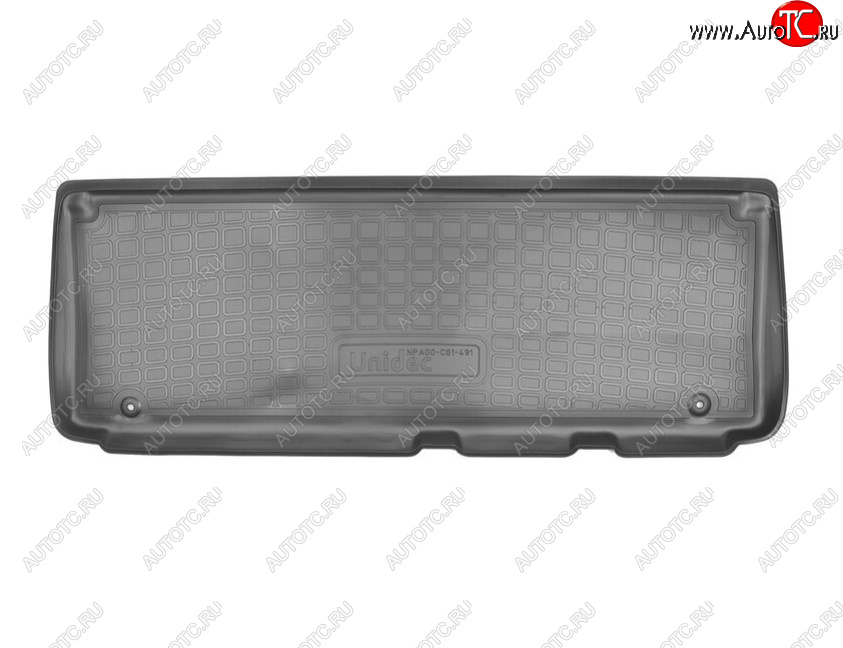 1 239 р. Коврик салонный Norplast Unidec (3-ий ряд) Nissan Patrol 6 Y62 дорестайлинг (2010-2014) (Цвет: черный)  с доставкой в г. Кемерово