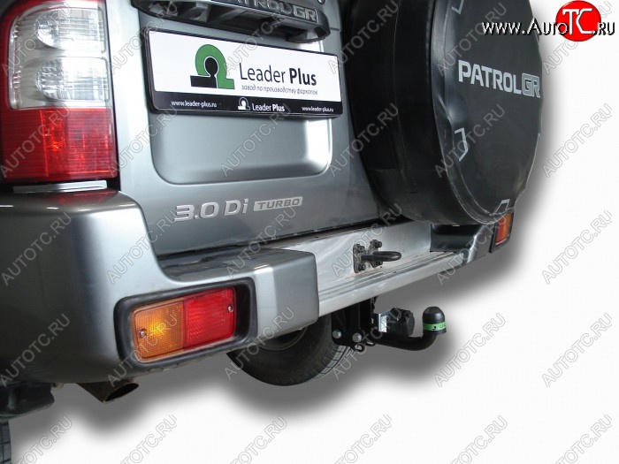 61 999 р. Фаркоп Лидер Плюс. Nissan Patrol 5 Y61 2-ой рестайлинг (2004-2010) (Без электропакета)  с доставкой в г. Кемерово