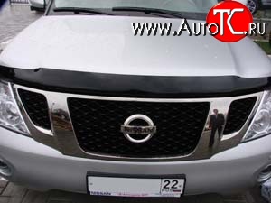 3 689 р. Дефлектор капота NovLine Nissan Patrol 6 Y62 дорестайлинг (2010-2014) с доставкой в г. Кемерово Увеличить фотографию 1 3 689 р. Дефлектор капота NovLine Nissan Patrol 6 Y62 дорестайлинг (2010-2014) с доставкой в г. Кемерово