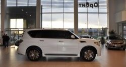 12 049 р. Молдинги (накладки на двери) Impul Nissan Patrol 6 Y62 дорестайлинг (2010-2014) (Неокрашенные)  с доставкой в г. Кемерово. Увеличить фотографию 2