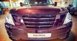 64 549 р. Накладка на передний бампер Impul Nissan Patrol 6 Y62 дорестайлинг (2010-2014) (Неокрашенная)  с доставкой в г. Кемерово. Увеличить фотографию 10