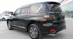 43 999 р. Накладка на задний бампер Impul Nissan Patrol 6 Y62 дорестайлинг (2010-2014) (Неокрашенная)  с доставкой в г. Кемерово. Увеличить фотографию 2