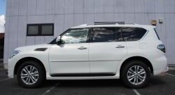43 999 р. Комплект порогов Impul Nissan Patrol 6 Y62 дорестайлинг (2010-2014) (Неокрашенные)  с доставкой в г. Кемерово. Увеличить фотографию 8