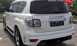 24 249 р. Спойлер Invader Style Nissan Patrol 6 Y62 дорестайлинг (2010-2014) (Неокрашенный)  с доставкой в г. Кемерово. Увеличить фотографию 2