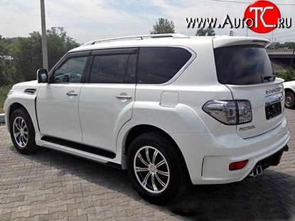 24 249 р. Спойлер Invader Style Nissan Patrol 6 Y62 дорестайлинг (2010-2014) (Неокрашенный)  с доставкой в г. Кемерово